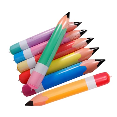 Hohopeti 7 Stück Teiliges Jumbo PVC Aufblasbarer Bleistift Große Bunte Bleistiftballons für Schulanfang Deko Geburtstag Party Hängende Klassenzimmerdekoration Leicht und Auffällig Hohopeti 7 Stück Teiliges Jumbo PVC Aufblasbarer Bleistift Große Bunte Bleistiftballons für Schulanfang Deko Geburtstag Party Hängende Klassenzimmerdekoration Leicht und Auffällig von Hohopeti