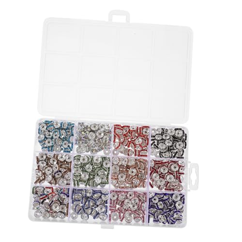 Hohopeti 720 Stück DIY Schmuck Spacer Perlen Kleine Perlen für Armbänder Halsketten Ohrringe Basteln Vielseitige Glasperlen für Kreative Schmuckherstellung von Hohopeti