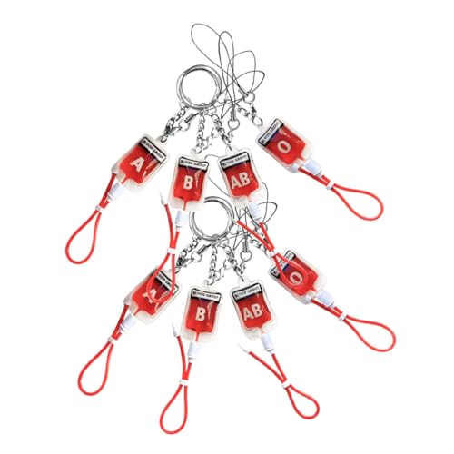 Hohopeti 8 Stück Schlüsselanhänger mit Blutgruppe halloween schlüsselanhänger Schlüsselanhänger kleiner Pendel der Plüsch -Ohrhörerbeutel Bag Halloween Requisiten Partygeschenk Hohopeti 8 Stück Schlüsselanhänger mit Blutgruppe halloween schlüsselanhänger Schlüsselanhänger kleiner Pendel der Plüsch -Ohrhörerbeutel Bag Halloween Requisiten Partygeschenk von Hohopeti