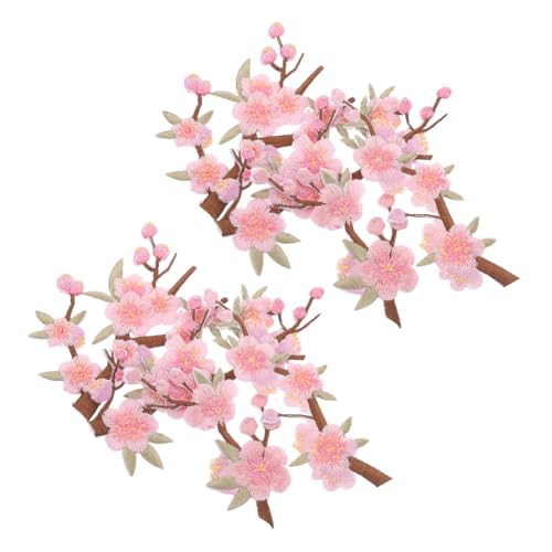 Hohopeti 8 Stück Teiliges Bestickte Applikationen Pfirsichblüte Blumenmotive zum Aufnähen für Kleidung Jeans Rucksäcke Kleider Langlebige Stoffpatches für Diy-nähprojekte und Kreative Hohopeti 8 Stück Teiliges Bestickte Applikationen Pfirsichblüte Blumenmotive zum Aufnähen für Kleidung Jeans Rucksäcke Kleider Langlebige Stoffpatches für Diy-nähprojekte und Kreative von Hohopeti