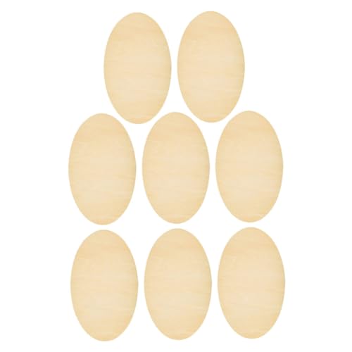 Hohopeti 8 Stück Teiliges Holz Ovalrohlinge Unbehandelte Holzscheiben zum Basteln und Bemalen für DIY Kunstprojekte und Wohnkultur Holzklötzchen für Kreative Dekoration Hohopeti 8 Stück Teiliges Holz Ovalrohlinge Unbehandelte Holzscheiben zum Basteln und Bemalen für DIY Kunstprojekte und Wohnkultur Holzklötzchen für Kreative Dekoration von Hohopeti