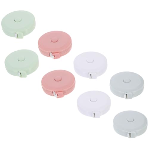 Hohopeti 8 Stück Teiliges Mini Maßband Weich Einziehbar Kleines Flexibles Maßband für Körpermessung Nähen Schneiderarbeiten Tragbar mit Druckknopf für Einfache Aufbewahrung Hohopeti 8 Stück Teiliges Mini Maßband Weich Einziehbar Kleines Flexibles Maßband für Körpermessung Nähen Schneiderarbeiten Tragbar mit Druckknopf für Einfache Aufbewahrung von Hohopeti