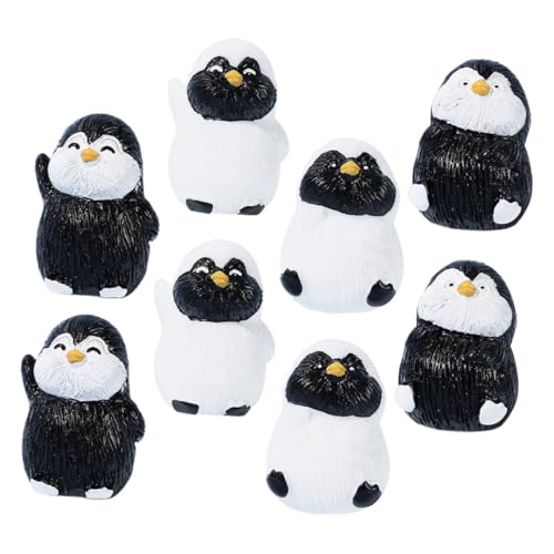 Hohopeti 8 Stück Teiliges Mini Pinguin Figurinen aus Resin Kompakte Miniatur Wildtier Deko für Mikrolandschaften Leicht Langlebig Farbenfroh als Geschenk und Platzsparende Tischdekoration Hohopeti 8 Stück Teiliges Mini Pinguin Figurinen aus Resin Kompakte Miniatur Wildtier Deko für Mikrolandschaften Leicht Langlebig Farbenfroh als Geschenk und Platzsparende Tischdekoration von Hohopeti