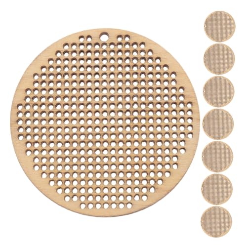 Hohopeti 8 Stück Teiliges Runde Holzanhänger Blanko Cross Stitch Holzchips Naturbelassene DIY Stickrahmen für Lesezeichen Halsketten und Kreative Bastelprojekte Hohopeti 8 Stück Teiliges Runde Holzanhänger Blanko Cross Stitch Holzchips Naturbelassene DIY Stickrahmen für Lesezeichen Halsketten und Kreative Bastelprojekte von Hohopeti