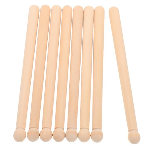Hohopeti 8-teilige Drumsticks: Anfängerfreundliche Drumsticks Für Kinder – Holzsticks Mit Rutschfester Oberfläche Für Elektronische Trommeln Und Marching Snare von Hohopeti