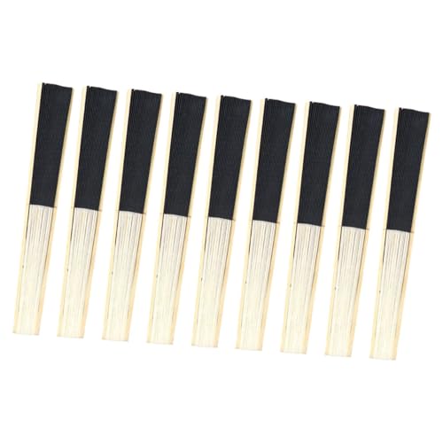 Hohopeti 9 Stück Teiliges DIY Faltbarer Handfächer aus Schwarzem Papier und Blanko Faltfächer zum Bemalen und Beschriften Kreative Bastelidee für Erwachsene Hohopeti 9 Stück Teiliges DIY Faltbarer Handfächer aus Schwarzem Papier und Blanko Faltfächer zum Bemalen und Beschriften Kreative Bastelidee für Erwachsene von Hohopeti