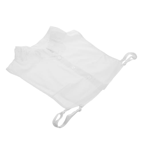 Hohopeti Abnehmbarer Fake Kragen Damen Weiß Baumwolle Teilweiser Krageneinsatz für Pullover und Hemd Stilvoller Vielseitiger Blusenkragen Robust und Einfach zu Tragen Modisches Accessoire Hohopeti Abnehmbarer Fake Kragen Damen Weiß Baumwolle Teilweiser Krageneinsatz für Pullover und Hemd Stilvoller Vielseitiger Blusenkragen Robust und Einfach zu Tragen Modisches Accessoire von Hohopeti