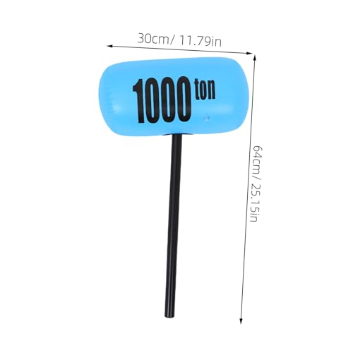 Hohopeti Aufblasbarer PVC Hammer für Cartoon Luftballon Partydeko Leicht Aufblasbar Strapazierfähig Vielseitig für Indoor und Outdoor Geburtstagsfeiern Blau Hohopeti Aufblasbarer PVC Hammer für Cartoon Luftballon Partydeko Leicht Aufblasbar Strapazierfähig Vielseitig für Indoor und Outdoor Geburtstagsfeiern Blau von Hohopeti