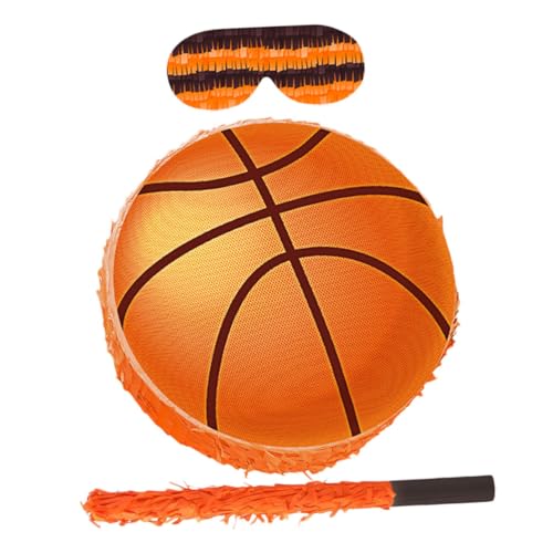 Hohopeti Basketball Piñata aus Stabilem Karton mit Aufhängehilfe Farbenfroher Krepppapier-dekoration Geeignet für Sport-mottopartys Geburtstage und Schulveranstaltungen Inklusive und Hohopeti Basketball Piñata aus Stabilem Karton mit Aufhängehilfe Farbenfroher Krepppapier-dekoration Geeignet für Sport-mottopartys Geburtstage und Schulveranstaltungen Inklusive und von Hohopeti