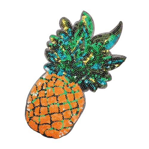 Hohopeti Bestickter Ananas Pailletten Aufnäher zum Aufnähen Wiederverwendbar Kleine DIY Flicken für Kleidung Jacken Hüte Rucksäcke Dekorativ und Reparierend Hohopeti Bestickter Ananas Pailletten Aufnäher zum Aufnähen Wiederverwendbar Kleine DIY Flicken für Kleidung Jacken Hüte Rucksäcke Dekorativ und Reparierend von Hohopeti