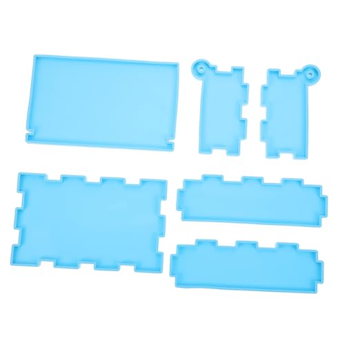 Hohopeti DIY Domino Aufbewahrungsbox Silikonform mit Antihaftbeschichtung Einfache Reinigung Kreative Bastelform für Schmuck und Heimdekoration Geeignet für Epoxidharz Gießen und von Hohopeti