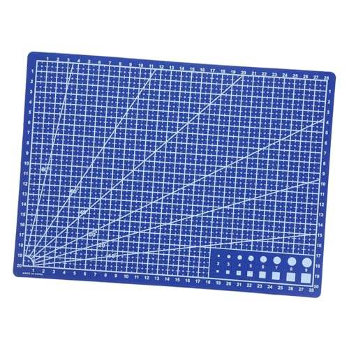 Hohopeti DIY Handwerk Schneidematte Doppelseitige Selbstheilende Nähunterlage für Bastelprojekte Rutschfest mit Klarer Messskala Langlebig und Verformungsbeständig von Hohopeti