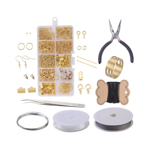 Hohopeti DIY Ohrring Zubehör Set Gold Komplettset Schmuckherstellung Material für Handgemachte Ohrringe Vielseitige Schmuckzubehörteile in Praktischer Aufbewahrungsbox Langlebig und Hohopeti DIY Ohrring Zubehör Set Gold Komplettset Schmuckherstellung Material für Handgemachte Ohrringe Vielseitige Schmuckzubehörteile in Praktischer Aufbewahrungsbox Langlebig und von Hohopeti