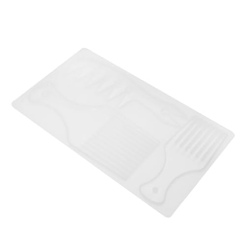 Hohopeti DIY Silikonform für Epoxidharz Kamm Flexible Langlebige Haarkamm Form Originelles Bastelwerkzeug für Individuelle Afrikanische Stil Haarkämme von Hohopeti