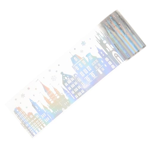 Hohopeti Dekoratives Scrapbook Klebeband Pet Selbstklebend Reißbar für Notizbuch Journal Sticker DIY Basteln Tagebuch Fotoalbum Aufkleber Vielseitig Verwendbar von Hohopeti