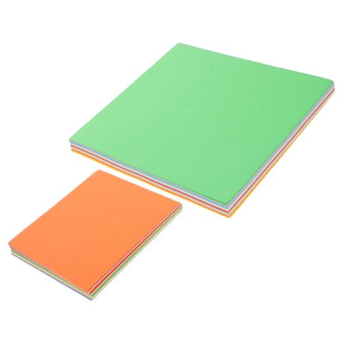 Hohopeti Doppelseitiges Origami Papier Farben Buntes Faltpapier für DIY Bastelprojekte Buntes Quadratpapier für Schule und Kunsthandwerk von Hohopeti