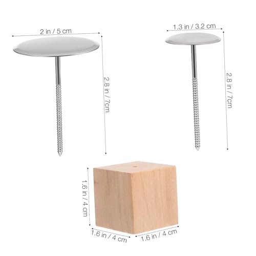 Hohopeti Edelstahl Blumennägel mit Holzhalter Tortendekoration Backzubehör für Hochzeitstorte Cake Decorating Kit für DIY Zuckerguss Blumen Verzierung Hohopeti Edelstahl Blumennägel mit Holzhalter Tortendekoration Backzubehör für Hochzeitstorte Cake Decorating Kit für DIY Zuckerguss Blumen Verzierung von Hohopeti