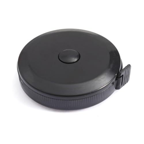 Hohopeti Einziehbares Maßband Weiches Reißfestes PVC Körpermaßband Schwarz Für Präzise Messungen Beim Nähen Sport Und Gewichtsüberwachung Hohopeti Einziehbares Maßband Weiches Reißfestes PVC Körpermaßband Schwarz Für Präzise Messungen Beim Nähen Sport Und Gewichtsüberwachung von Hohopeti