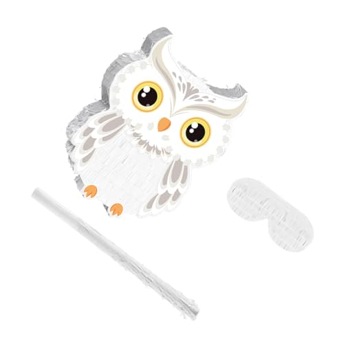 Hohopeti Eulen Piñata mit Stab und Augenbinde Interaktives Tier Mottopartyspiel für Einfache Befüllung für Dschungel Geburtstags und Halloween Feiern Hohopeti Eulen Piñata mit Stab und Augenbinde Interaktives Tier Mottopartyspiel für Einfache Befüllung für Dschungel Geburtstags und Halloween Feiern von Hohopeti