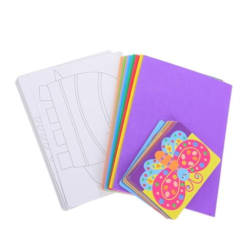 Hohopeti Eva Schaumstoff Sticker Bastelset für Lustiges DIY Tier-Motiv Kreatives Lernspielzeug Wiederverwendbar Fördert Motorik und Künstlerische Fähigkeiten für Kindergarten und Reise von Hohopeti