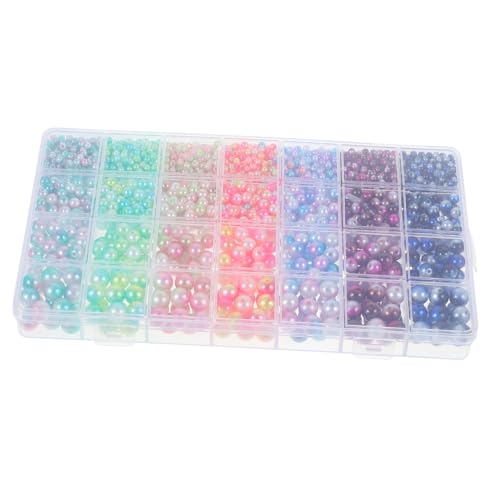 Hohopeti Farben Kunststoffperlen für Armband und Halskettenherstellung DIY Schmuck Basteln Abstandshalter Vielseitige Perlen für Kreative Projekte von Hohopeti