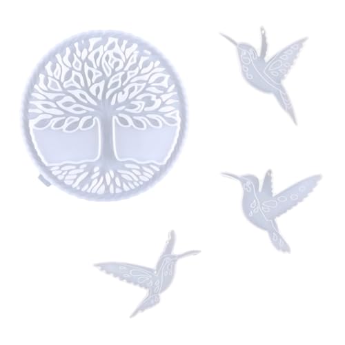 Hohopeti Flexible Langlebige Silikonform für DIY Wandornamente Lebensbaum und Vogel Anhänger Gießform Geruchsneutral Einfach zu Entformen für Kreative Wanddekorationen Hohopeti Flexible Langlebige Silikonform für DIY Wandornamente Lebensbaum und Vogel Anhänger Gießform Geruchsneutral Einfach zu Entformen für Kreative Wanddekorationen von Hohopeti