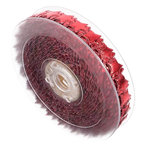 Hohopeti Glänzendes rotes Deko Geschenkband mit Punkte Sternen DIY Geschenkverpackungsband für Party Basteln Haarschmuck Tischdekoration Hochwertiges Stoffband Hohopeti Glänzendes rotes Deko Geschenkband mit Punkte Sternen DIY Geschenkverpackungsband für Party Basteln Haarschmuck Tischdekoration Hochwertiges Stoffband von Hohopeti
