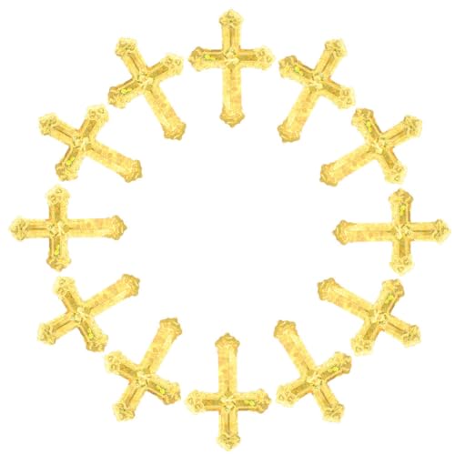 Hohopeti Goldene Kreuz-konfetti aus Kunststoff Farbenfrohe Streudeko für Religiöse Feiern Taufe Kommunion Hochzeit und Festliche Tischdekoration Langlebig Verblassungsresistent Leicht zu Hohopeti Goldene Kreuz-konfetti aus Kunststoff Farbenfrohe Streudeko für Religiöse Feiern Taufe Kommunion Hochzeit und Festliche Tischdekoration Langlebig Verblassungsresistent Leicht zu von Hohopeti