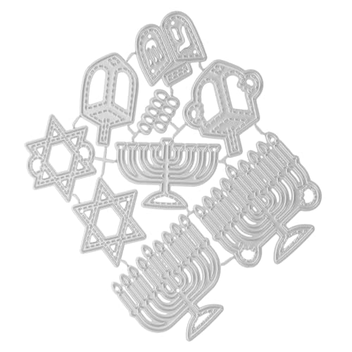 Hohopeti Hanukkah Metall Stanzformen Carbonstahl Schneideformen für DIY Scrapbooking Kartengestaltung Vielseitige Stanzschablonen für Handarbeiten Album Dekoration Langlebig und Formstabil Hohopeti Hanukkah Metall Stanzformen Carbonstahl Schneideformen für DIY Scrapbooking Kartengestaltung Vielseitige Stanzschablonen für Handarbeiten Album Dekoration Langlebig und Formstabil von Hohopeti
