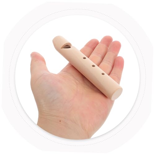 Hohopeti Holzflöte Mini DREI DIY Bemalbar Orff Musikinstrument Pädagogisches Sensorik Holzspielzeug Trillerpfeife für Kleine Hände zum Musizieren und Malen Hohopeti Holzflöte Mini DREI DIY Bemalbar Orff Musikinstrument Pädagogisches Sensorik Holzspielzeug Trillerpfeife für Kleine Hände zum Musizieren und Malen von Hohopeti