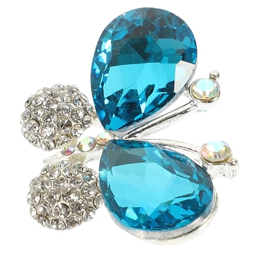 Hohopeti Kristallglas Schmetterling Brosche Funkelnde Strass Applikation Dekorativer Aufnäher für Kleidung Schuhe Taschen Modisches DIY Accessoire Hohopeti Kristallglas Schmetterling Brosche Funkelnde Strass Applikation Dekorativer Aufnäher für Kleidung Schuhe Taschen Modisches DIY Accessoire von Hohopeti