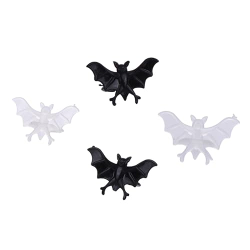 Hohopeti Leuchtender Fledermausring Gruseliger Leuchtender Dekorativer Fledermausring Fledermaus Halloween Dekorationsringe Fledermaus Dekor Fingerring Zufällige Farbe von Hohopeti