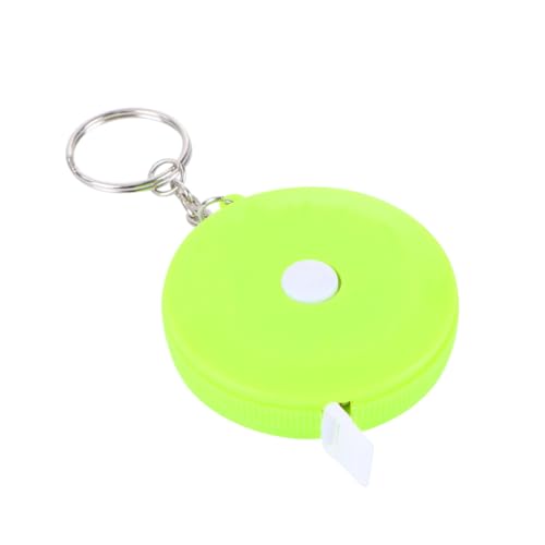 Hohopeti Mini Maßband Hochpräzises Messband mit Ring Tragbar für Körpermaße Zuhause und Outdoor Grün Kompaktes Rollmeter aus Kunststoff und Metall von Hohopeti