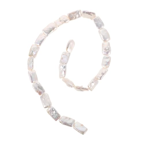 Hohopeti Perlenkette Barock-süßwasserperlen Weiß Unregelmäßige Zuchtperlen Lose Spacer DIY Schmuckherstellung Ohrringe Halsketten Armbänder Hohopeti Perlenkette Barock-süßwasserperlen Weiß Unregelmäßige Zuchtperlen Lose Spacer DIY Schmuckherstellung Ohrringe Halsketten Armbänder von Hohopeti