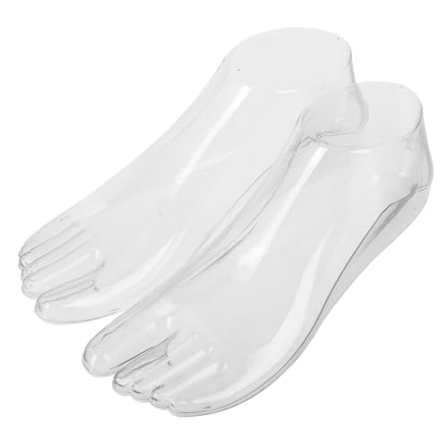 Hohopeti Plastik fußmodell Displayständer Transparent Glänzend Robuster Mannequin fuß für Socken Sandalen Schmuck Präsentation im Einzelhandel und Fotografie Hohopeti Plastik fußmodell Displayständer Transparent Glänzend Robuster Mannequin fuß für Socken Sandalen Schmuck Präsentation im Einzelhandel und Fotografie von Hohopeti