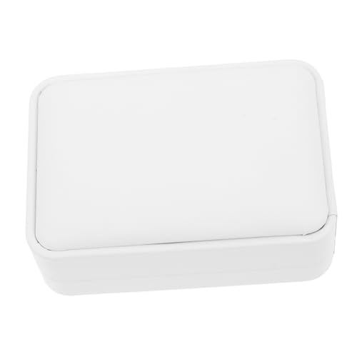 Hohopeti Pu- Schmuckschatulle Weiß Kompakt und Langlebig mit Fächern gegen Verheddern als Hochzeitsringhalter Halsketten Armbandbox Perfektes für Geburtstag und Weihnachten Hohopeti Pu- Schmuckschatulle Weiß Kompakt und Langlebig mit Fächern gegen Verheddern als Hochzeitsringhalter Halsketten Armbandbox Perfektes für Geburtstag und Weihnachten von Hohopeti