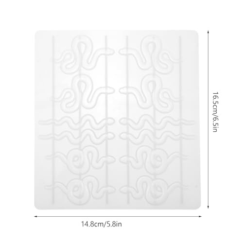Hohopeti Schlangenförmige Silikonform für Ohrringe und Schlüsselanhänger DIY Epoxidharz Schmuck Gießform Langlebig Verformungsbeständig Geeignet für Jugendliche und Bastelbegeisterte von Hohopeti