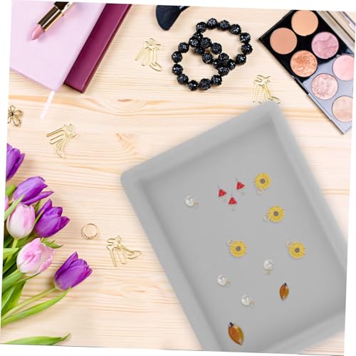Hohopeti Schmucktablett Organizer Kunststoff mit Weicher Oberfläche Kratzfestes Schmuckfach für Ringe und Perlen Stapelbar Platzsparend für Juwelierbedarf Hohopeti Schmucktablett Organizer Kunststoff mit Weicher Oberfläche Kratzfestes Schmuckfach für Ringe und Perlen Stapelbar Platzsparend für Juwelierbedarf von Hohopeti