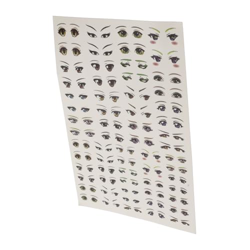 Hohopeti Selbstklebende Cartoon Augen Aufkleber aus Hochwertigem Papier für DIY Figuren Dekoration Langlebige Anime Augen Sticker für Bastelprojekte Einfache Anwendung Vielfältige Motive Hohopeti Selbstklebende Cartoon Augen Aufkleber aus Hochwertigem Papier für DIY Figuren Dekoration Langlebige Anime Augen Sticker für Bastelprojekte Einfache Anwendung Vielfältige Motive von Hohopeti
