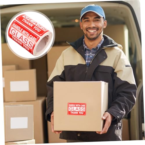 Hohopeti Selbstklebende Fragile Aufkleber Warnetiketten Verpackung Versand Zerbrechliche Sticker für Schutz und Sichtbarkeit Hohopeti Selbstklebende Fragile Aufkleber Warnetiketten Verpackung Versand Zerbrechliche Sticker für Schutz und Sichtbarkeit von Hohopeti