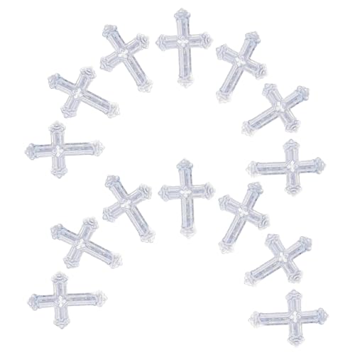 Hohopeti Silbernes Kreuz-konfetti Metallfolie Tischstreudeko für Religiöse Feiern Kommunion Taufe Hochzeit Geburtstag Vielseitig Einsetzbar Festliche Streudeko von Hohopeti