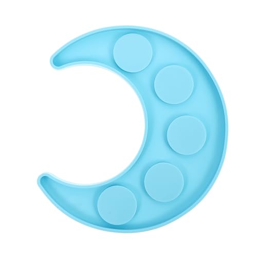 Hohopeti Silikonform DIY Mond Weinhalter Flexibel Transparent Kristall Tropfen Gießform Basteln Tablett für Wohn und Tischdekoration Hohopeti Silikonform DIY Mond Weinhalter Flexibel Transparent Kristall Tropfen Gießform Basteln Tablett für Wohn und Tischdekoration von Hohopeti