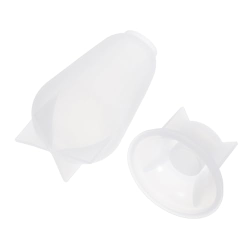 Hohopeti Silikonform Glühbirne mit Stabilem Sockel Hitze Kältebeständig Flexibel für DIY Harzgießen Kerzenherstellung Seifen und Blumenproben Vielseitige Gießform für Kreative von Hohopeti