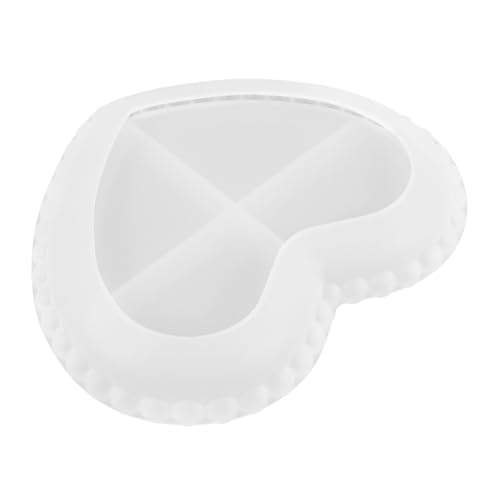 Hohopeti Silikonform Herzbox DIY Gießform für Schmuckbox Aufbewahrungsbox Bastelset für Dekorative Resin Schmuckdose Personalisierbar Flexibel Langlebig für DIY kunsthandwerk und von Hohopeti