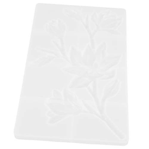 Hohopeti Silikonform Magnolienblüte Epoxidharz Gießform DIY Ornament Silikon Gießform für Schmuckherstellung und Kreative Bastelprojekte von Hohopeti