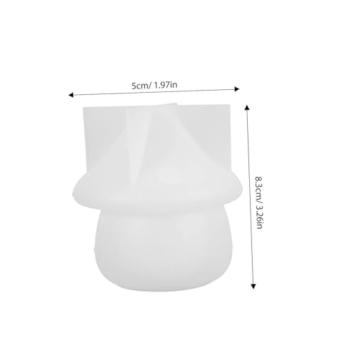 Hohopeti Silikonform Pilzförmig für Resin Basteln Weiche Elastische DIY Aufbewahrungsdose Gießform mit Glatter Oberfläche für Schmuck und Heimdeko Anfänger Geeignet von Hohopeti