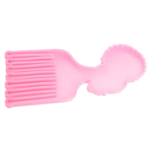 Hohopeti Silikonform für DIY Afro Kamm Gießform aus Hochwertigem Langlebigem Silikon Kreativ Gestaltete Epoxidharzform für Handgefertigte Kämme mit Glitzer Trockenblumen und Farbe für von Hohopeti