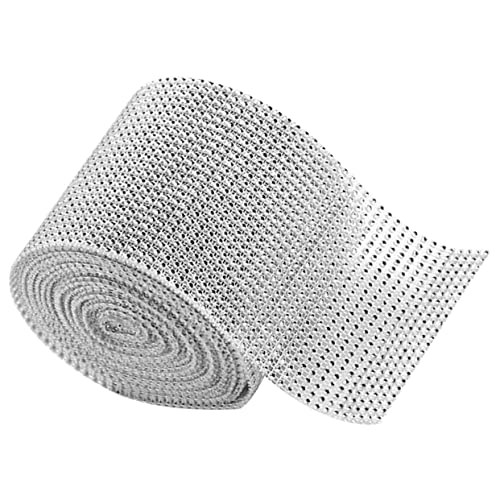 Hohopeti Strass Mesh Band Reihig Silber Glitzernde Dekoband zum Basteln Hochzeitstorte Geburtstagsdeko Tortendeko Hochzeitsdeko Deko Silberhochzeit DIY Rhinestone Ribbon Hohopeti Strass Mesh Band Reihig Silber Glitzernde Dekoband zum Basteln Hochzeitstorte Geburtstagsdeko Tortendeko Hochzeitsdeko Deko Silberhochzeit DIY Rhinestone Ribbon von Hohopeti