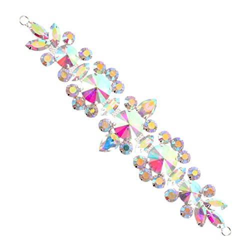 Hohopeti Strassstein Patch für Brautkleider Glitzernde Applikation für DIY Mode zur Dekoration von Kleidung Rucksäcken und Accessoires Einfach von Hohopeti