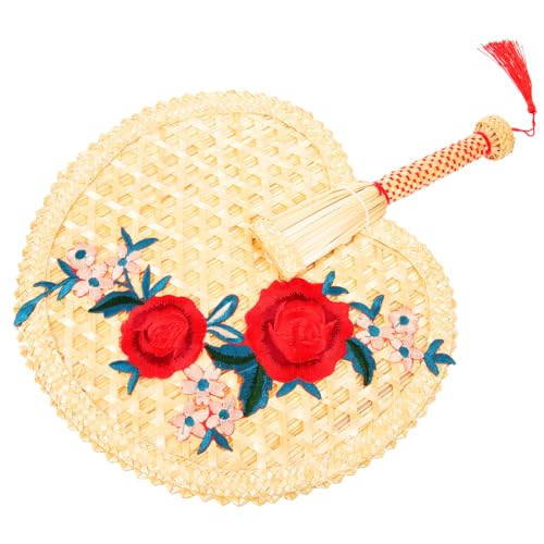 Hohopeti Tragbarer Handgefertigter Bambusfächer Chinesischer Handgewebter Großer Fächer Leichter Sommerlüfter Natürlicher Kühlventilator für Outdoor und Indoor Eleganter Vintage Stil Hohopeti Tragbarer Handgefertigter Bambusfächer Chinesischer Handgewebter Großer Fächer Leichter Sommerlüfter Natürlicher Kühlventilator für Outdoor und Indoor Eleganter Vintage Stil von Hohopeti